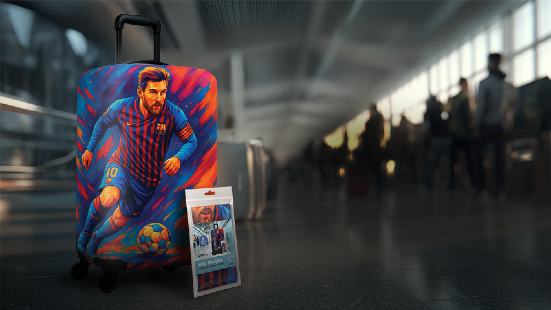 WrapSecure protected luggage