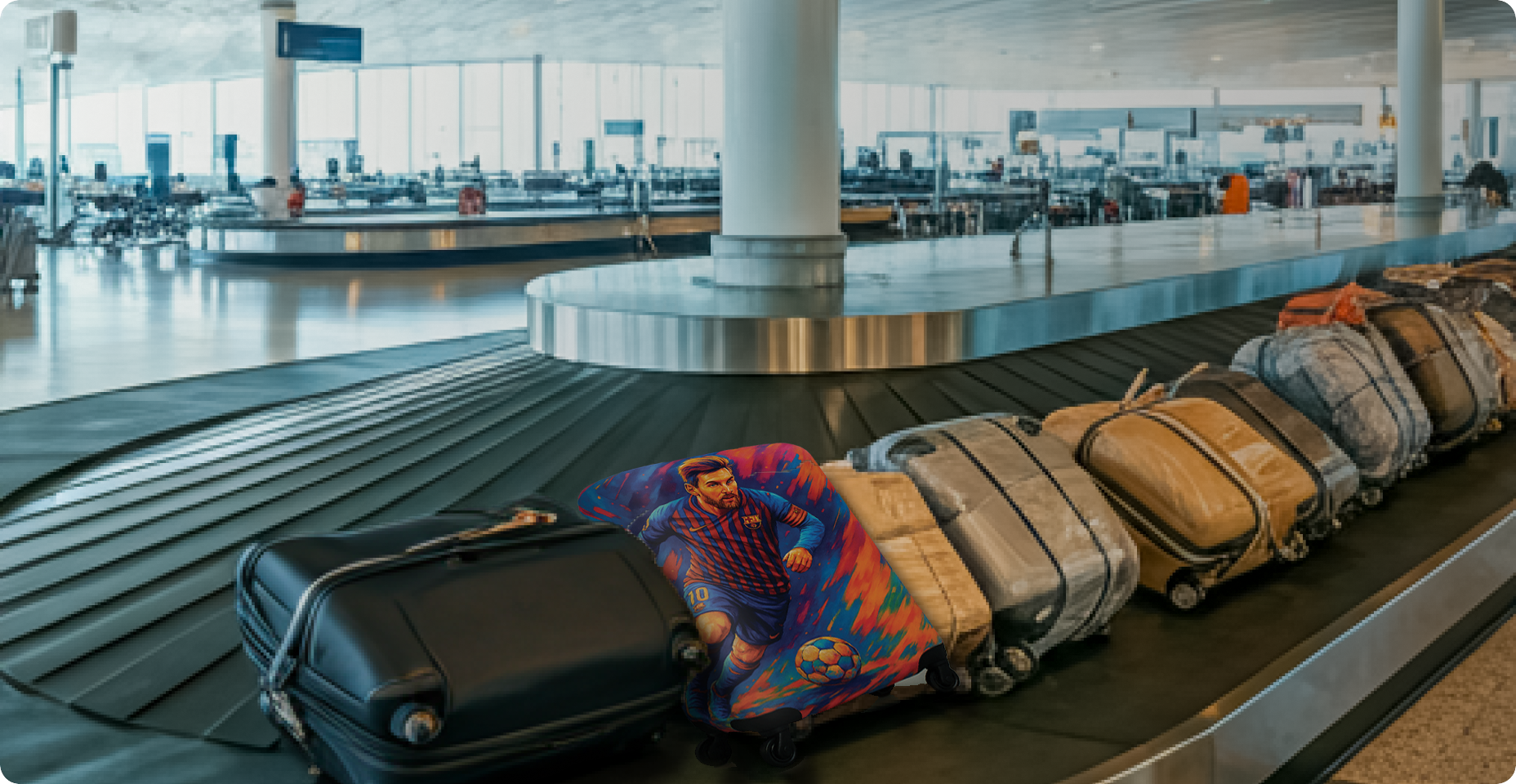 WrapSecure Licensed Luggage